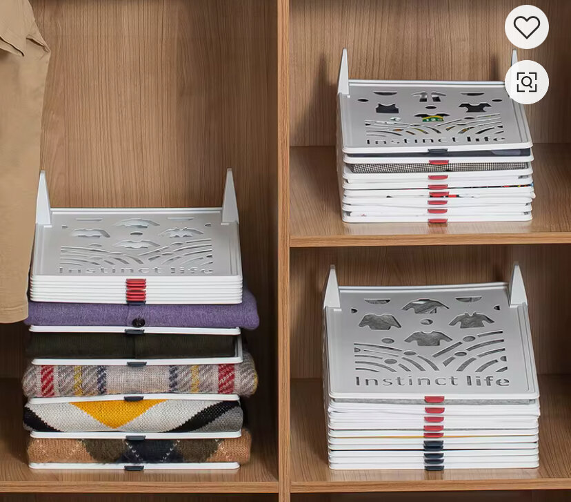 Rangement pour vêtements pliés