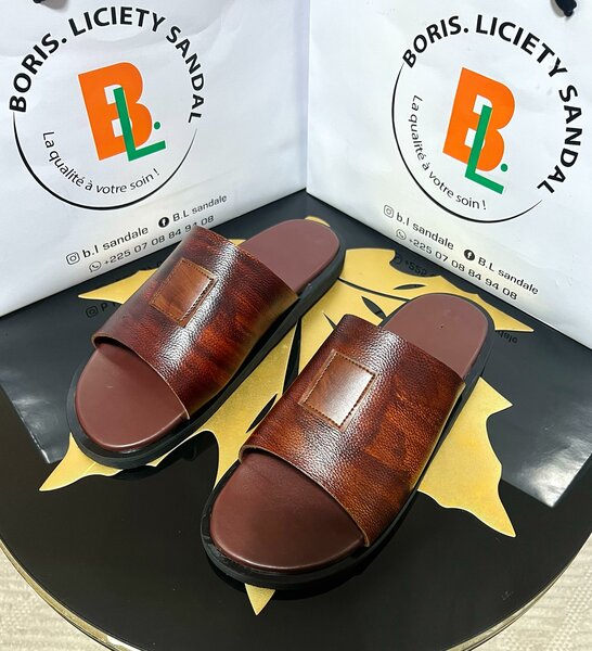 Sandales en cuir pour hommes