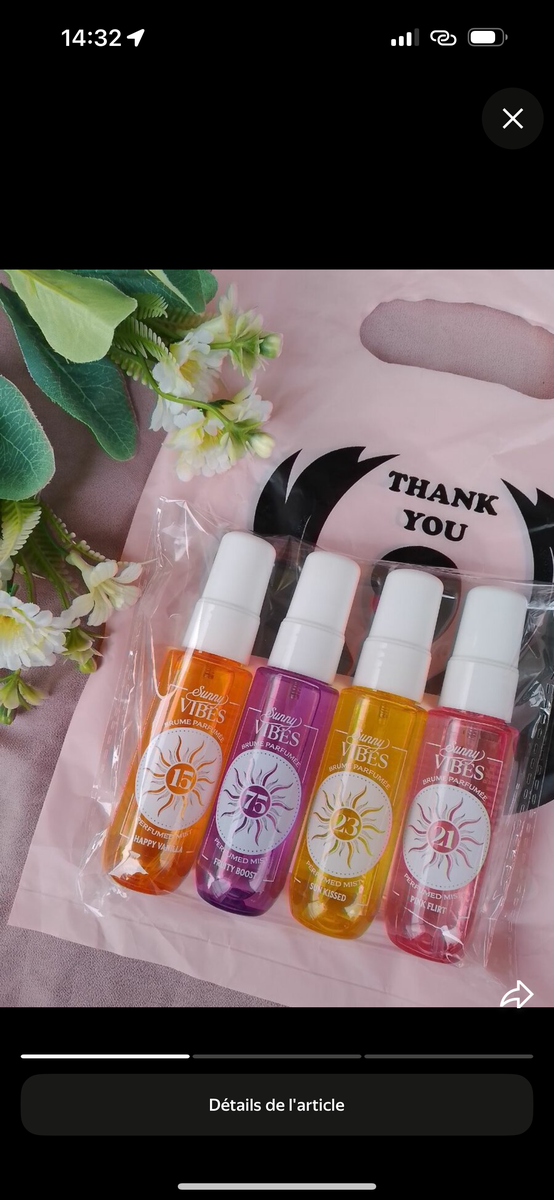 Spray parfumé Sunny Vibes