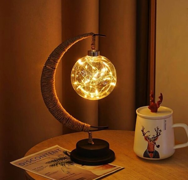 LED moon table lamp