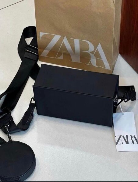 Sac bandoulière noir ZARA