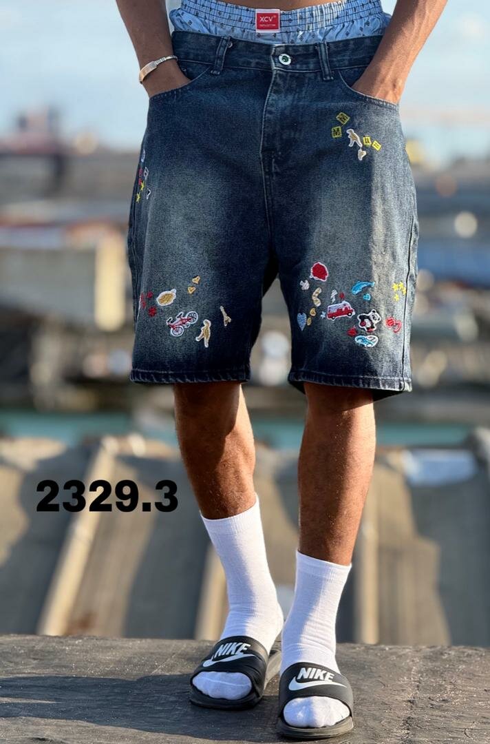 Shorts en jean décontractés homme