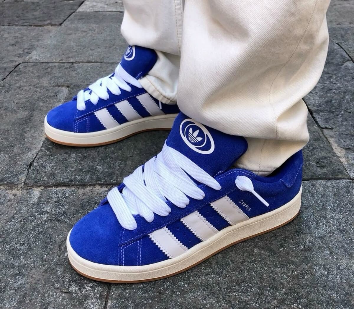 Blue Suede Casual Sneakers