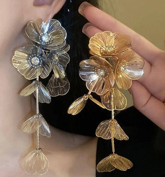 Floral Statement Earrings