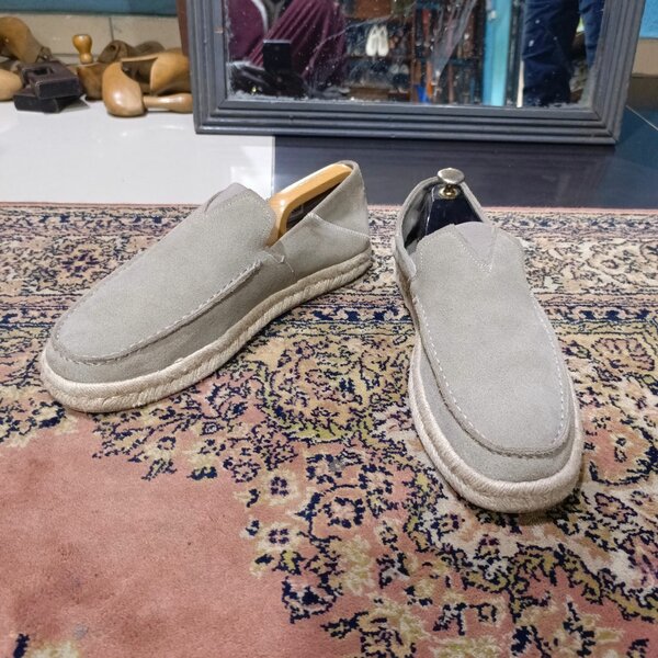 Mocassins d'été en daim confortables