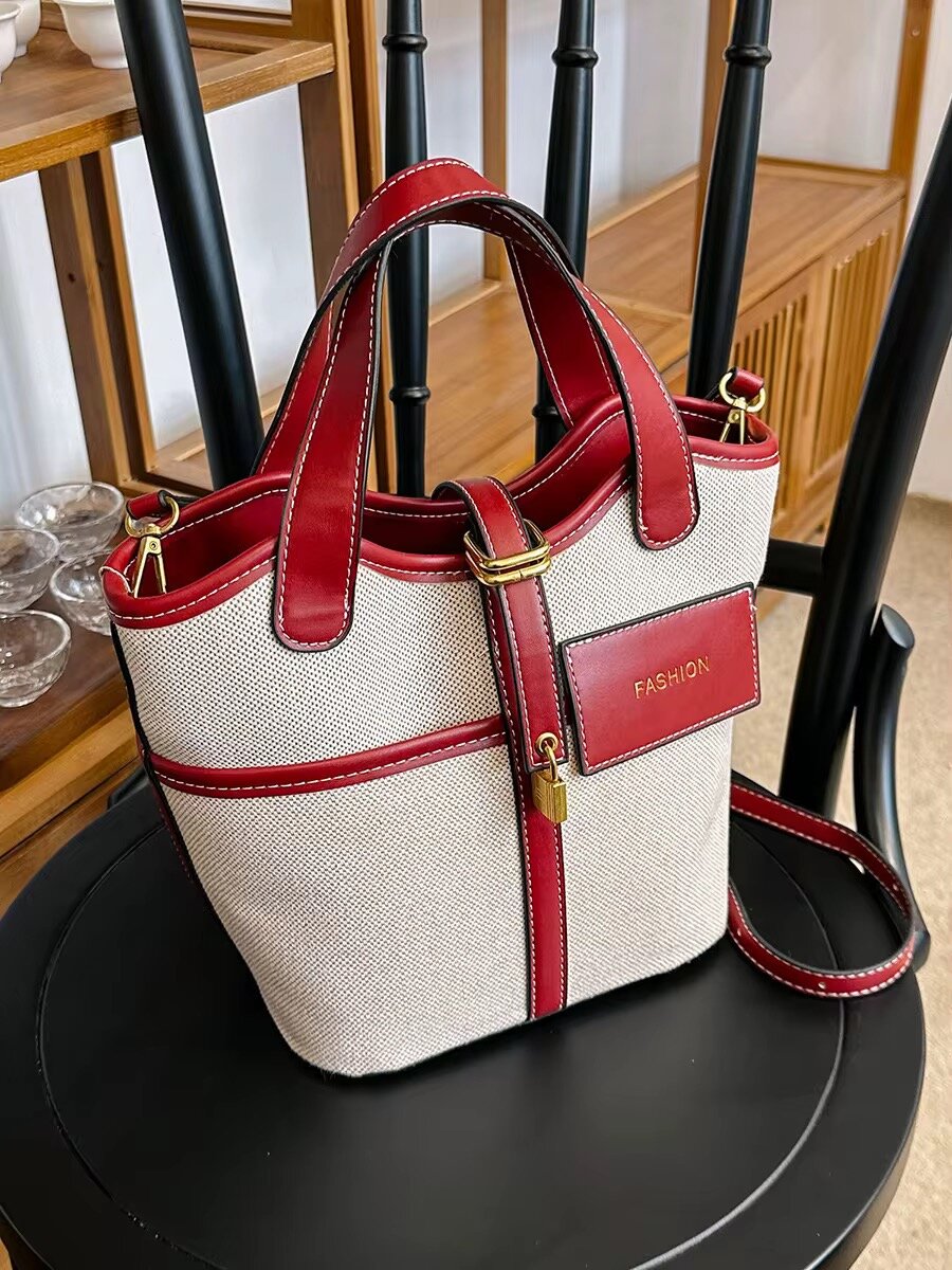 Sac fourre-tout en toile chic