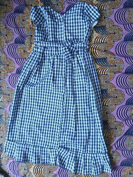 Robe à carreaux pour enfants