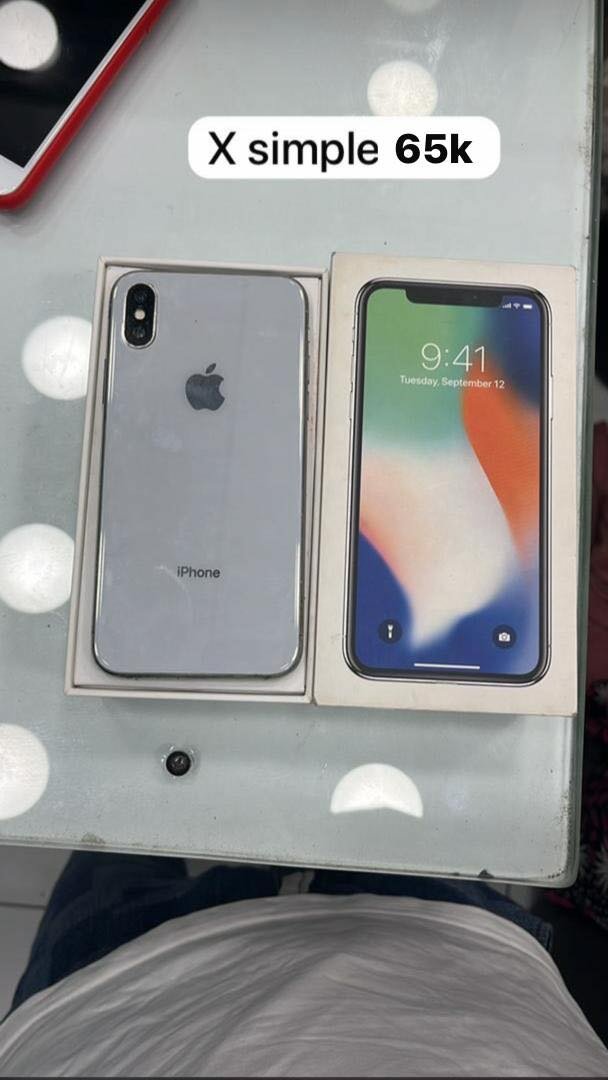 iPhone X 64GB Argent