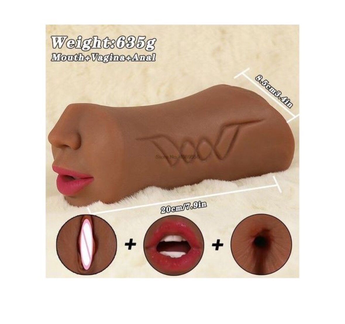 Masturbateur 3 en 1 réaliste