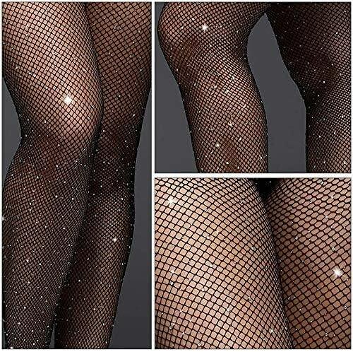 Collants résille scintillants