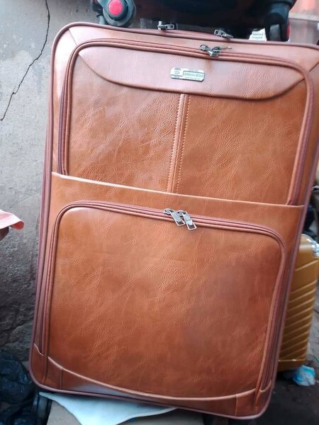 Brown suitcase