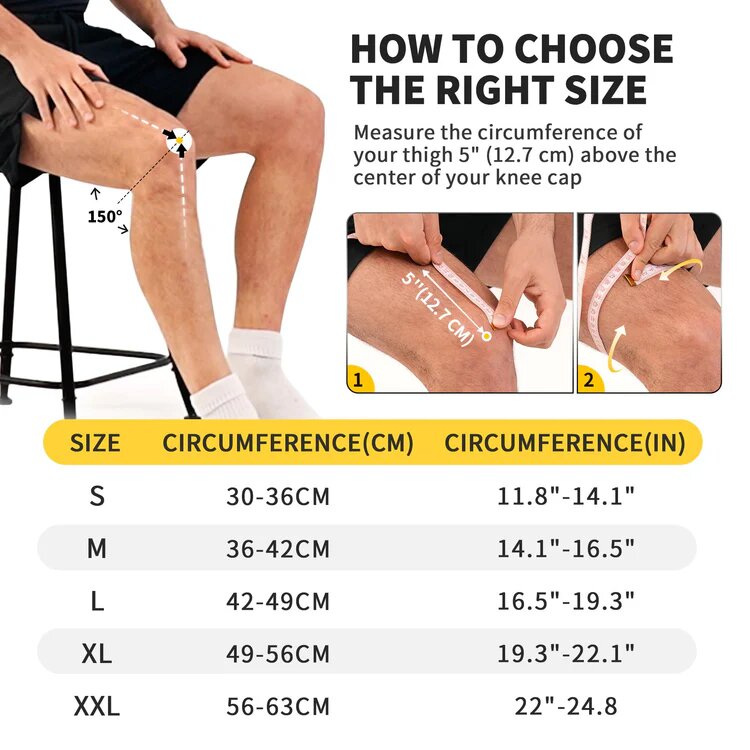 Lot de 2 Genouillère femme, homme