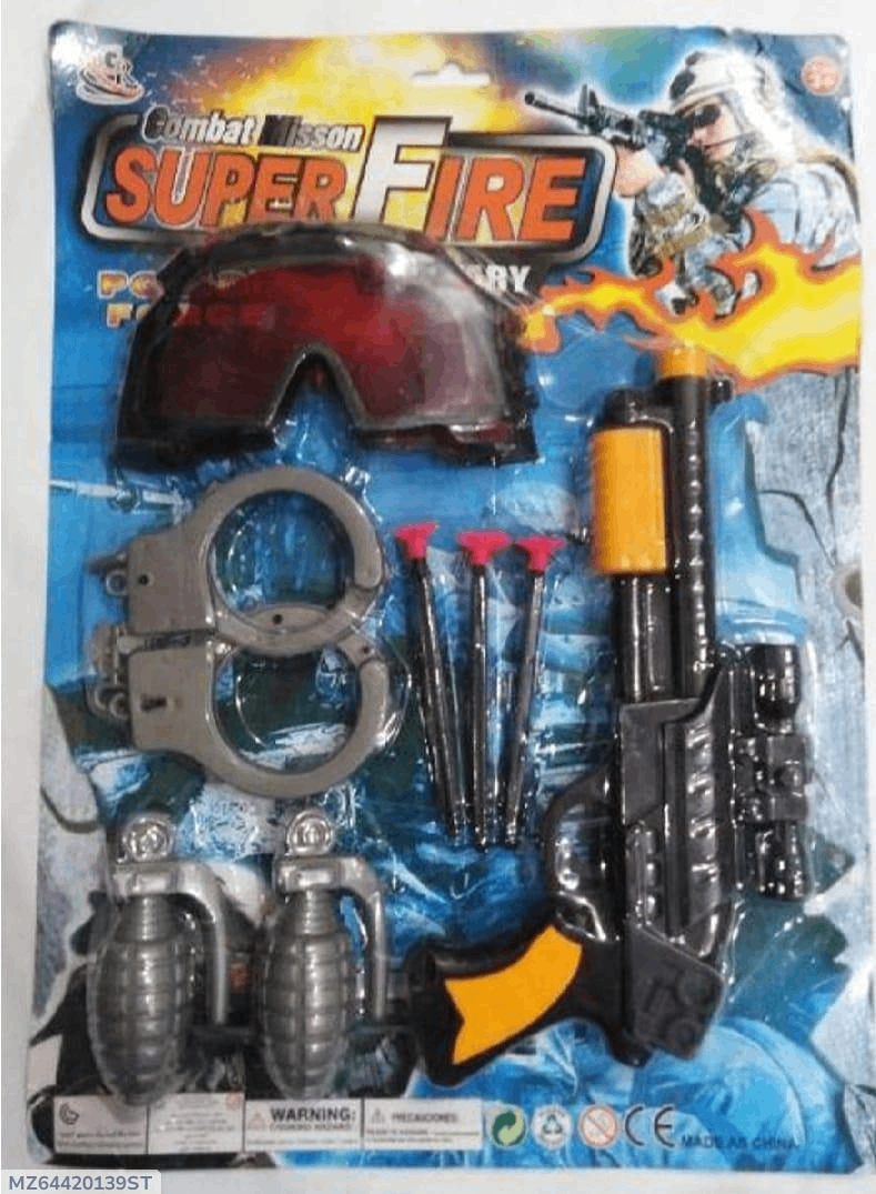 Kid's Super Fire Toy Gun set