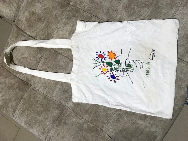 Sac en toile imprimé artistique