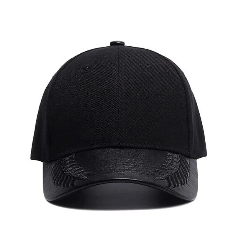 Leather Brim Cap