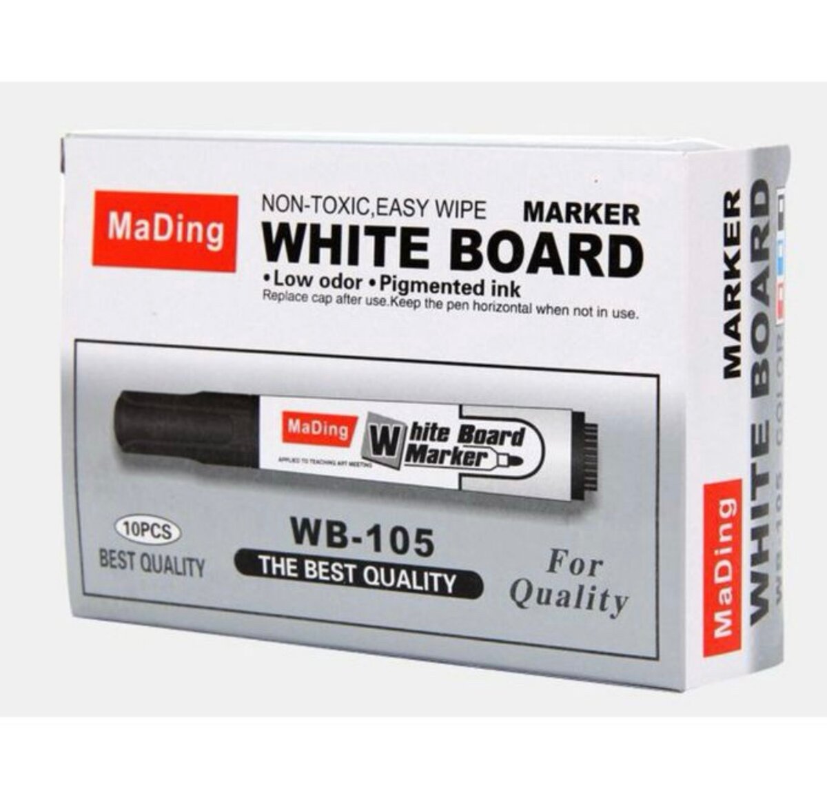 10 Marqueurs Effaçable Différentes Couleurs