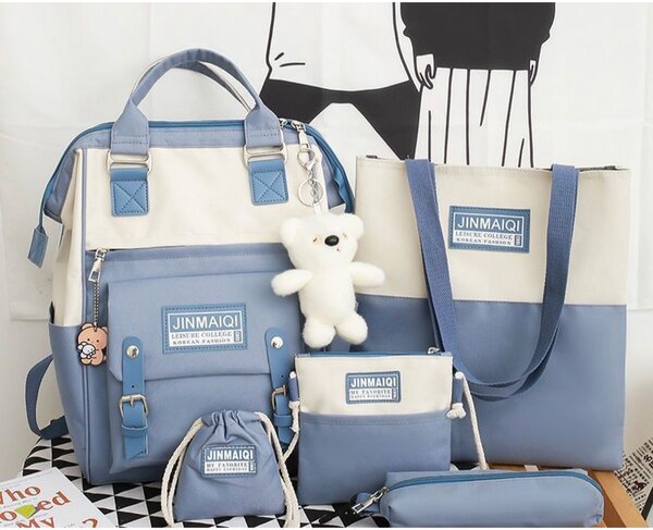 JINMAIQI 6-in-1 backpack set for student