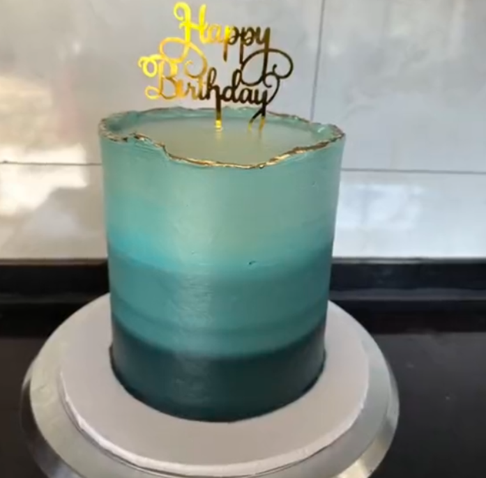 A choc mint and red velvet cake