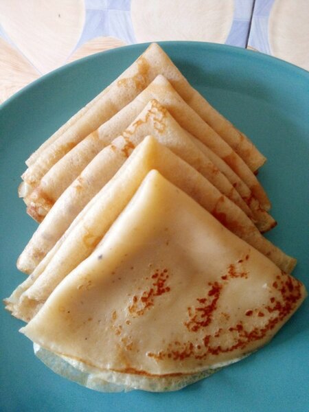 Crêpes délicieuses au chocolat