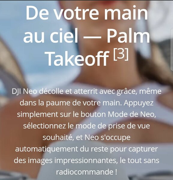 Drone DJI Neo 4K Stabilisé