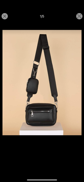 Sacoche bandoulière noire élégante