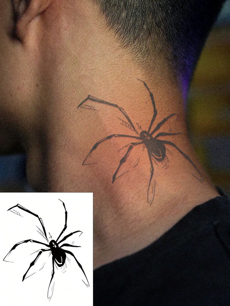 Tatouage Temporaire Araignée