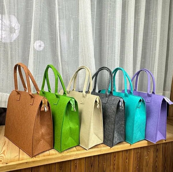Sac feutre avec fermeture