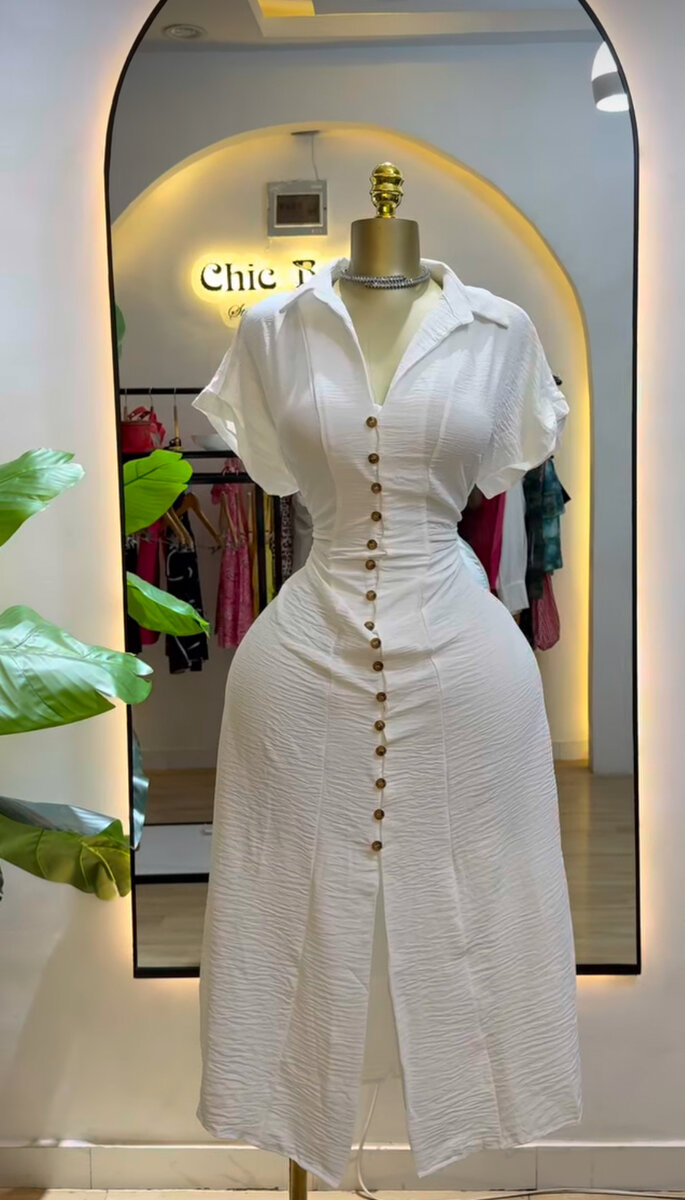 Robe Chemise Élégante Ceinturée