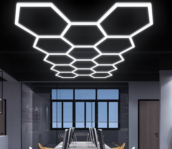 UnLustre hexagonal moderne LED