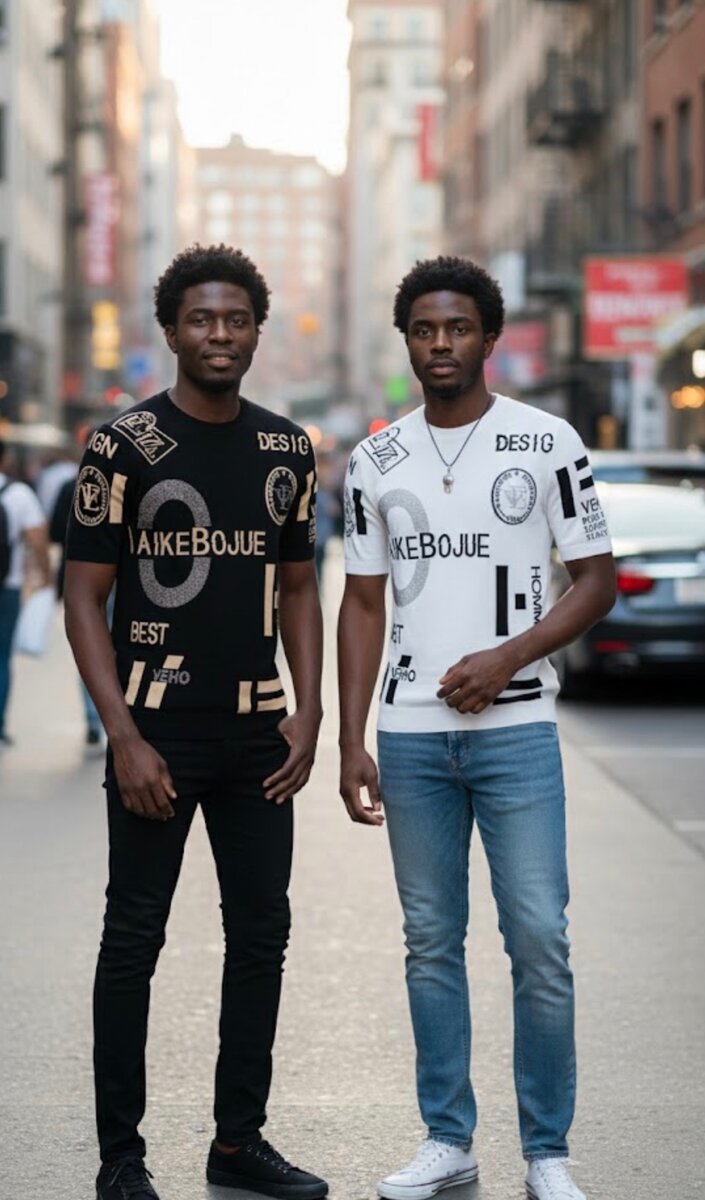 T-shirt imprimé stylisé