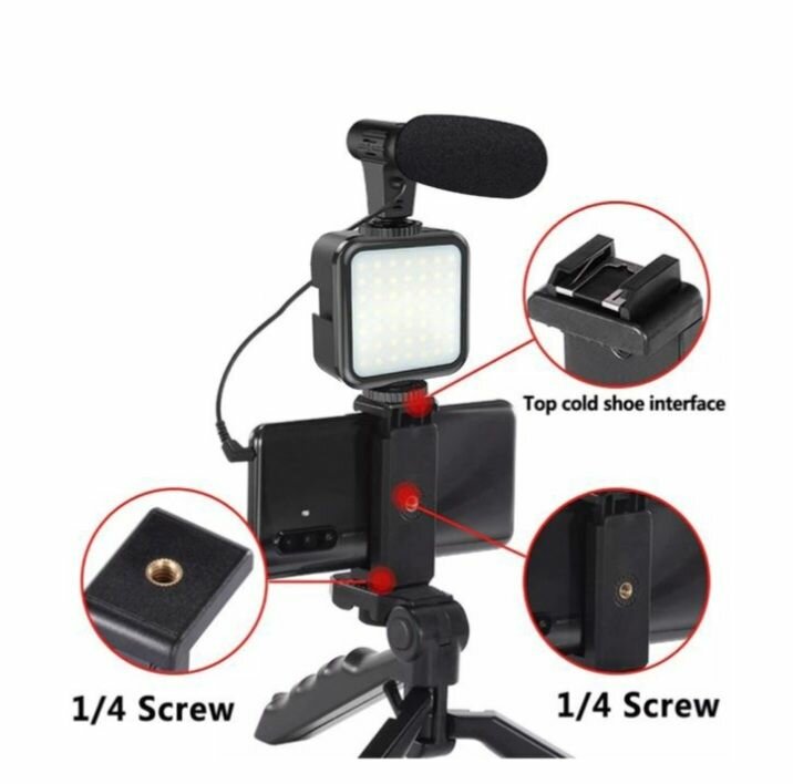 Kit vidéo Vlog Microphone