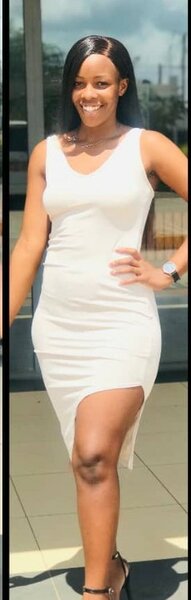 Asymmetrical Neckline Tank Dress White