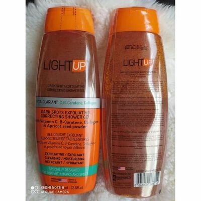 Gel douche exfoliant anti-taches