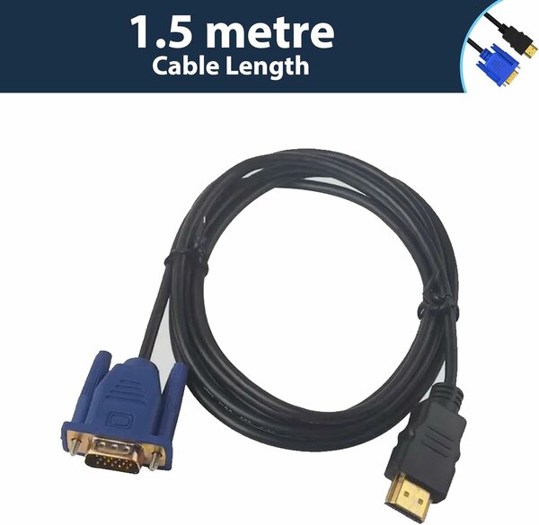 Câble HDMI vers VGA 1.5m