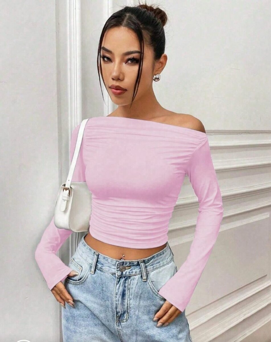 Haut asymétrique femme chic