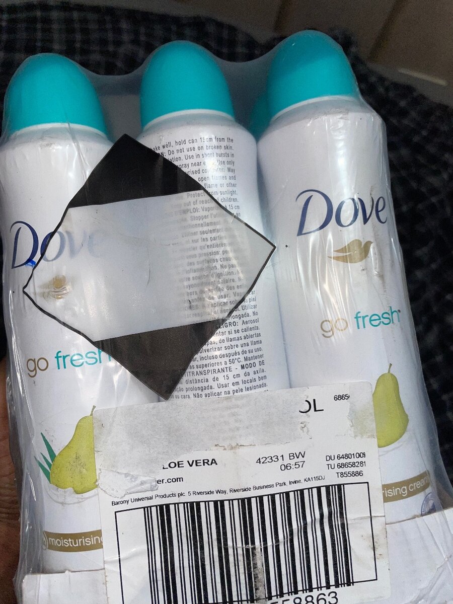 Deodorant spray