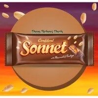 Sonnet Peanut Fudge Choclate (1Box in 24pcs)
