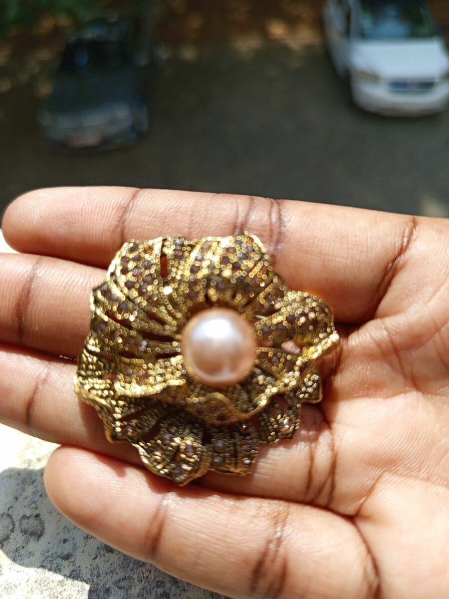 Statement brooch available