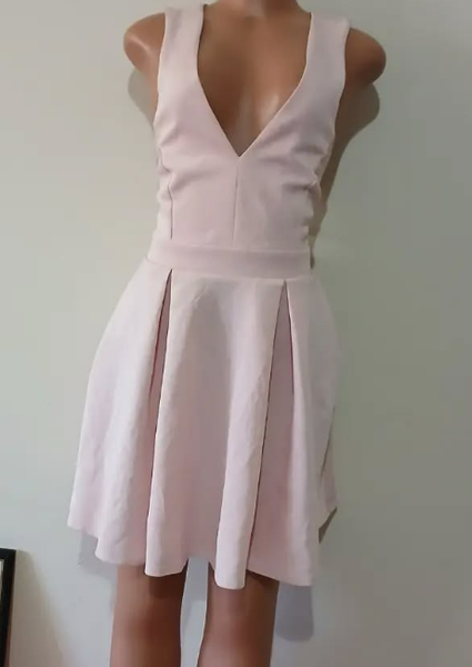 Open back dress