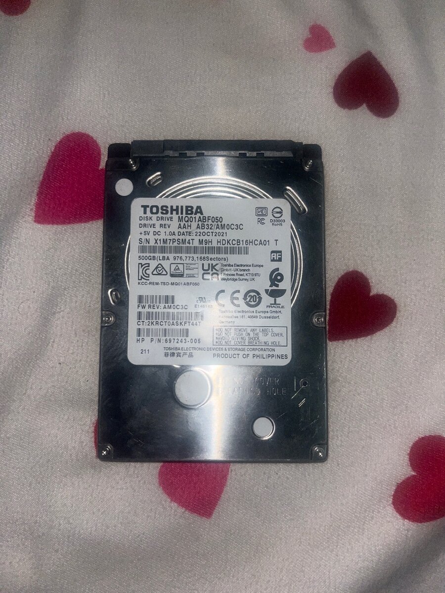 Disque Dur Toshiba 500GB