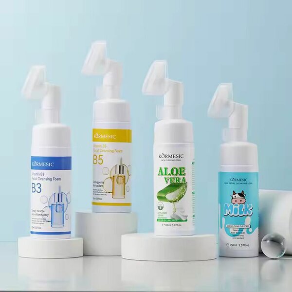 Mousse nettoyante vitamine