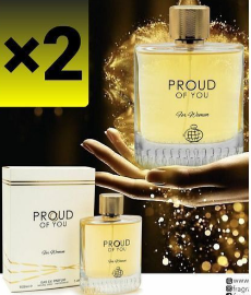 World fragrance Proud Of You Lot De 02 Parfums 100ml Femme Blanc