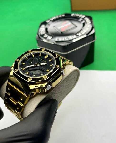 Montre Homme Luxe Dorée