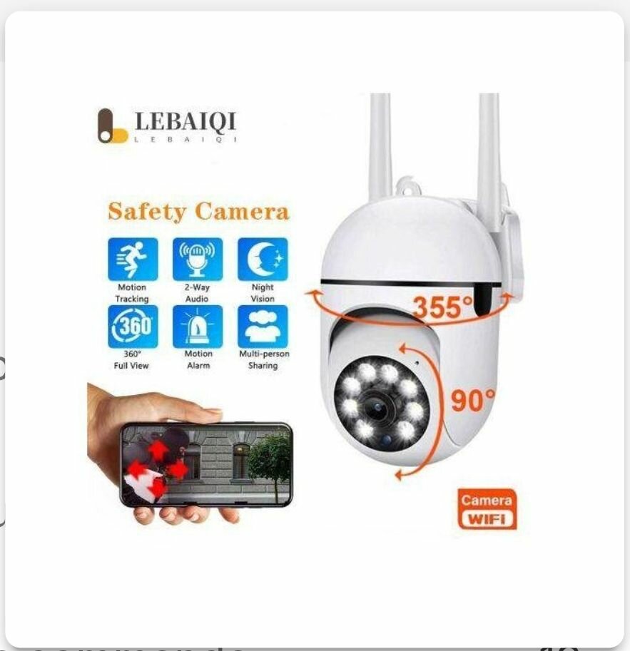 Caméra de sécurité WiFi 360°