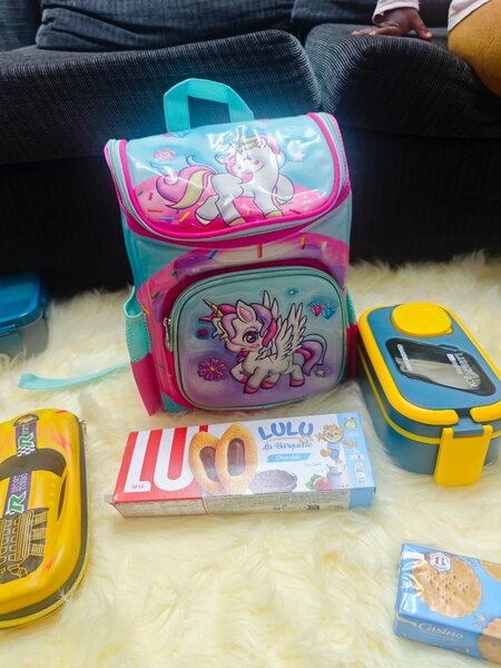 Cartable enfant avec motifs