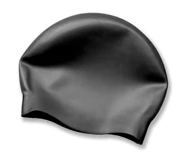 Bonnet de Bain en Silicone Noir