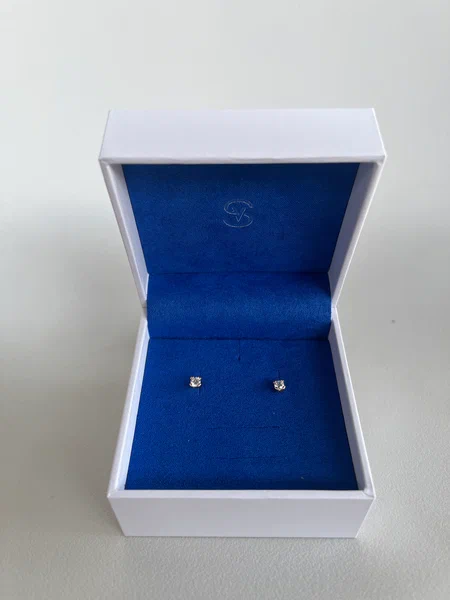 Boucles doreilles puces ronde