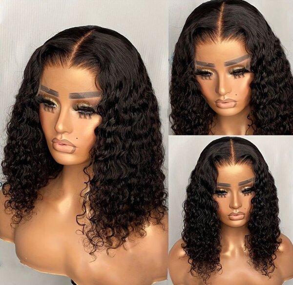 Perruque Bouclée en Dentelle