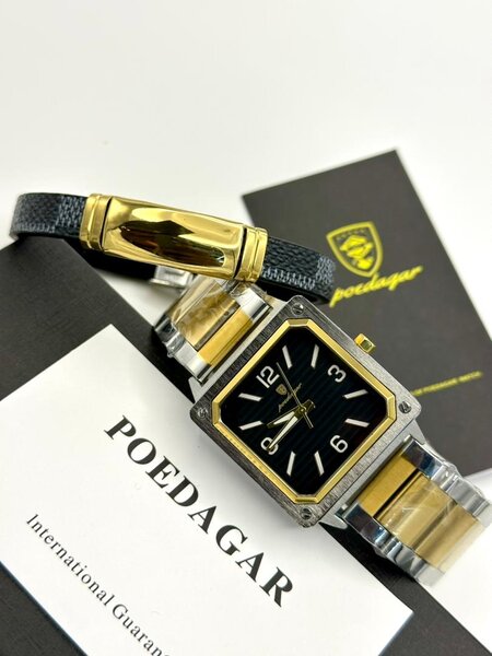 Montre POEDAGAR Carrée Hommes