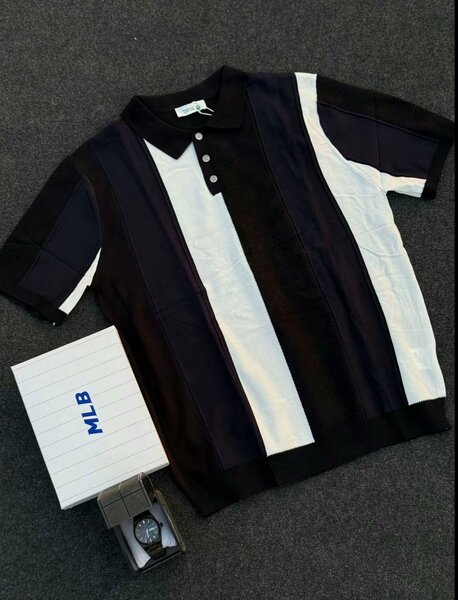 Polo à rayures chic pour hommes